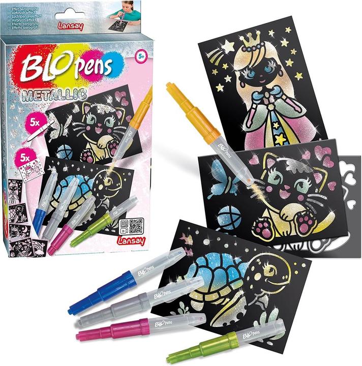 Image du produit Blopens Set de crayons aérosols pailletés