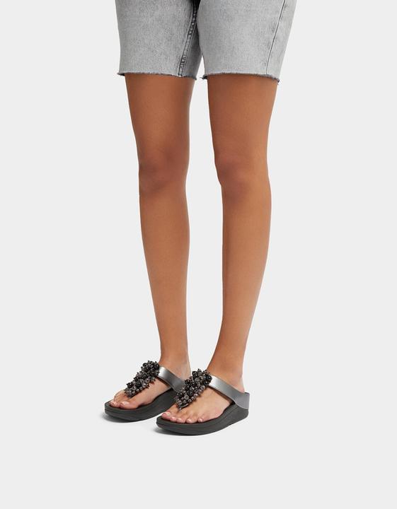 Actual product image Fitflop Fino Bauble Bead Toe Post Sandals (39)