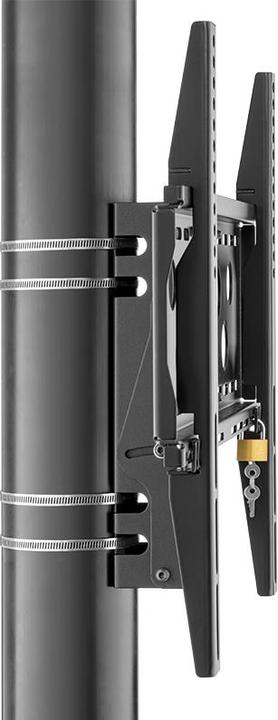 Actual product image Hagor PLW SERIES - Mounting Component (Column Adapter) for LCD Display - Black - Images (55", 30 kg)