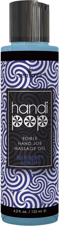Sensuva Handipop Handjob Massage Gel Blueberry Muffin 125 ml (125 ml)