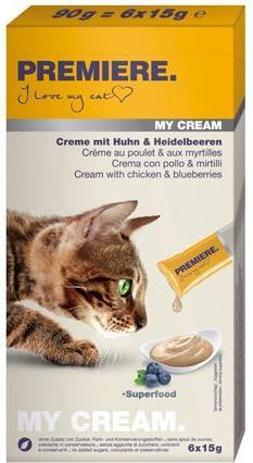 Produktbild Premiere My Cream mit Huhn & Heidelbeeren 15g (6 Stk., 15 g)
