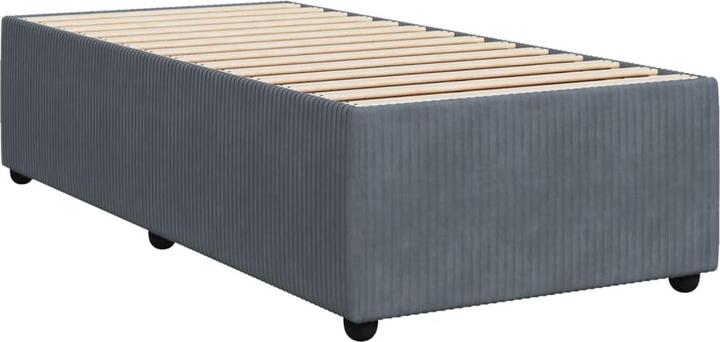 Image du produit VidaXL Bo x lit de saut avec matelas 100 x 200 cm velours (100 x 200 cm)