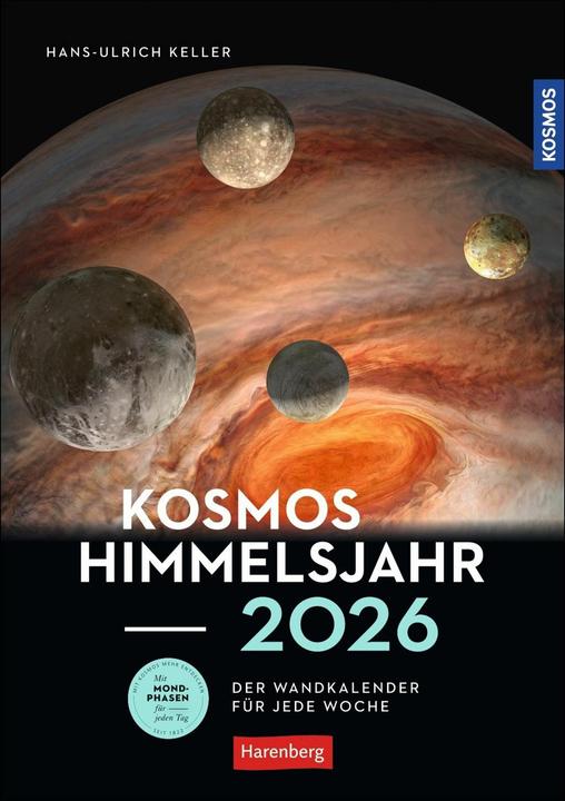 Produktbild Harenberg KOSMOS Himmelsjahr 2026 (Deutsch, Hans-Ulrich Keller, 2025)