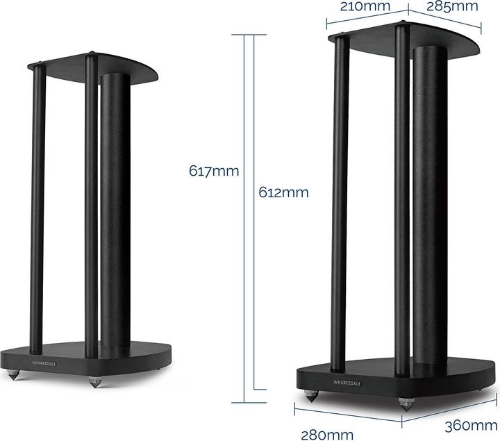Image du produit Wharfedale EVO4 Stand Speaker standaards - Zwart - SET (1 paire)