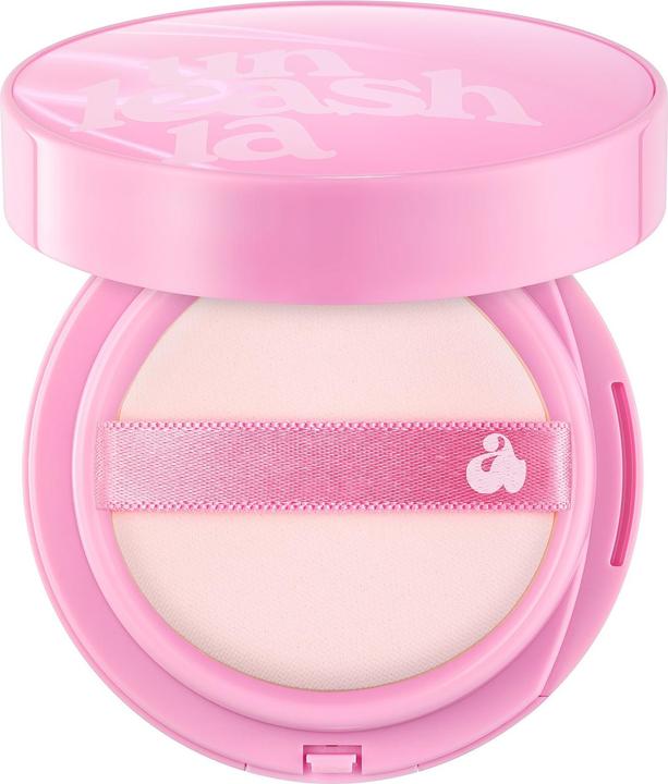 Actual product image Unleashia Don't touch glass pink cushion:#23w with care
