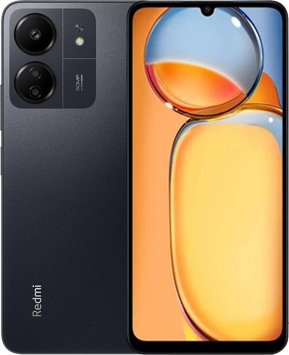 Image du produit Xiaomi Redmi 13C (128 Go, Midnight Black, 6.74", Double SIM, 50 Mpx, 4G)