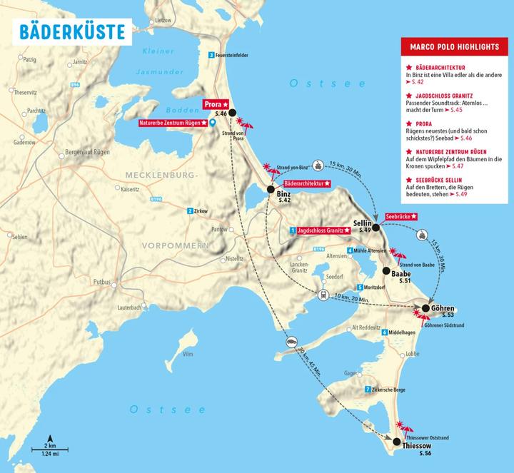 Produktbild Reiseführer Rügen, Hiddensee, Stralsund (Deutsch, Marc Engelhardt, 2023)
