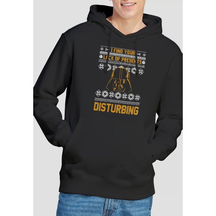 Immagine prodotto Star Wars Lack Of Christmas Presents Felpa con Cappuccio Isola Bella Uomo (XL)