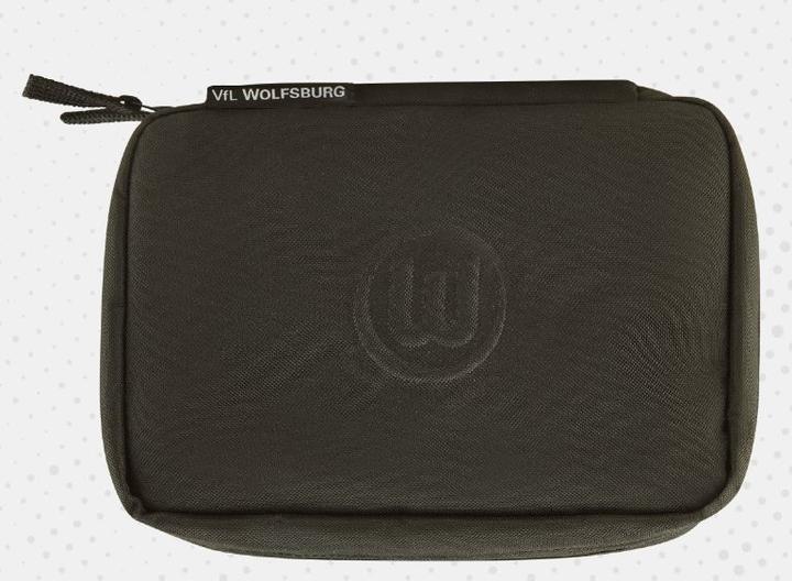Actual product image VfL Wolfsburg Kulturtasche Logo schwarz