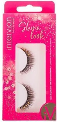 Actual product image NoName Shine Look Artificial Eyelashes with Gold Stones Inter Vion (Artificial eyelashes)