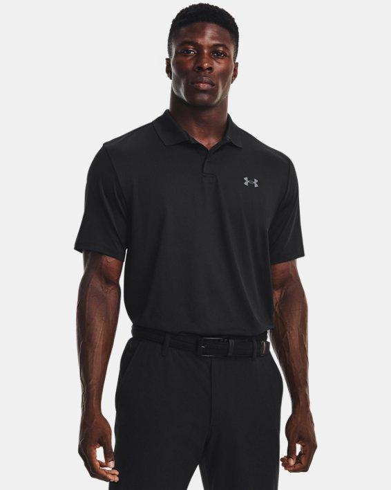 Produktbild Under Armour Mens Short-Sleeve Polos Ua Performance 3.0 Polo, Black, 1377374-001, LG (L)