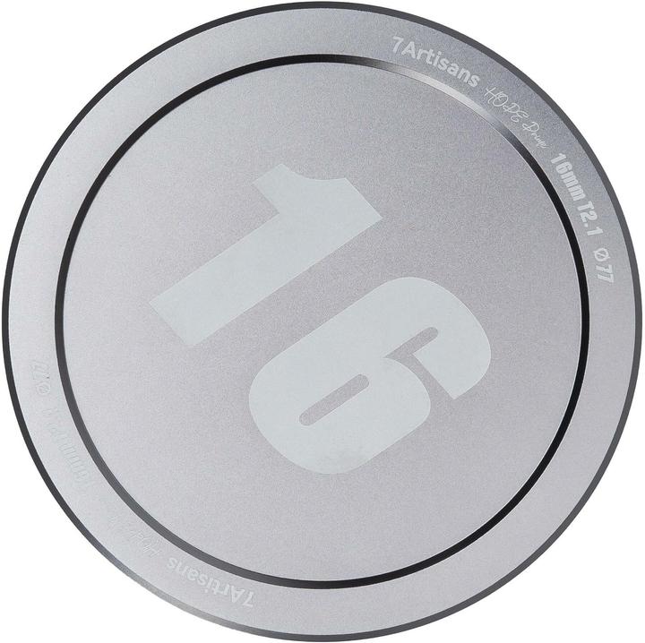 Produktbild 7artisans Festbrennweite 16mm T/2.1 – MFT, Objektivtyp: Weitwinkel (Micro Four Thirds, Micro Four Thirds)