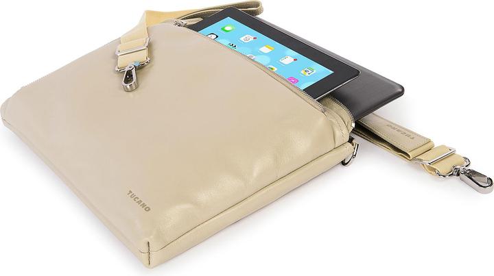 Image du produit Tucano Elle, sacoche en cuir pour ordinateur portable 13 pouces pour femme, IVORY (13", Apple)