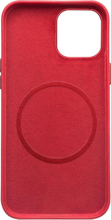 Actual product image QiAlino Coque cuir véritable (compatible MagSafe) (Apple iPhone 12 Pro Max)