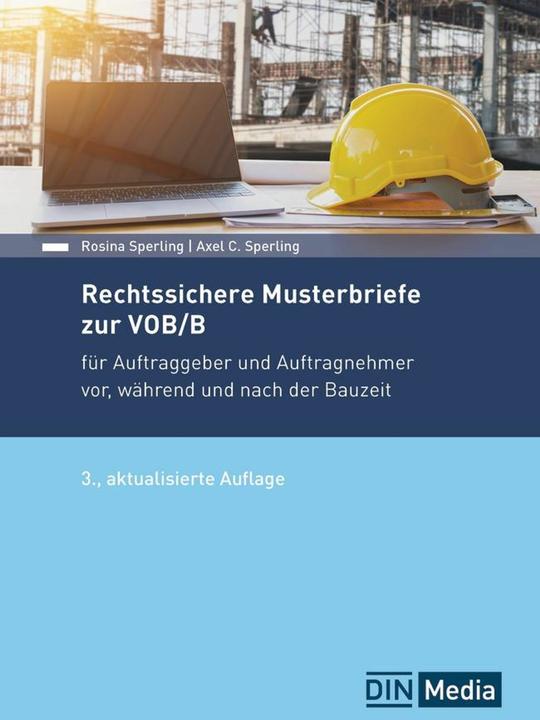 Produktbild Sperling:Rechtssichere Musterbriefe zur (Deutsch, DIN e.V., Rosina Sperling, Axel C. Sperling, 2024)