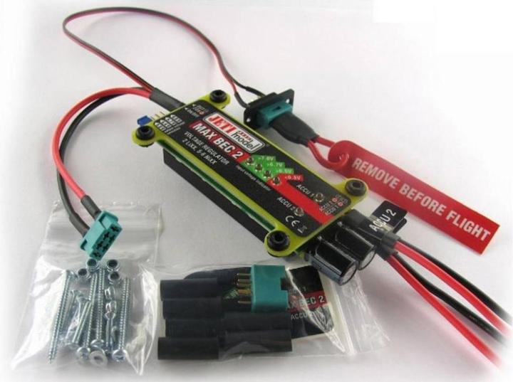 Actual product image Jeti MAX BEC 2 Regulator (8595245909659)