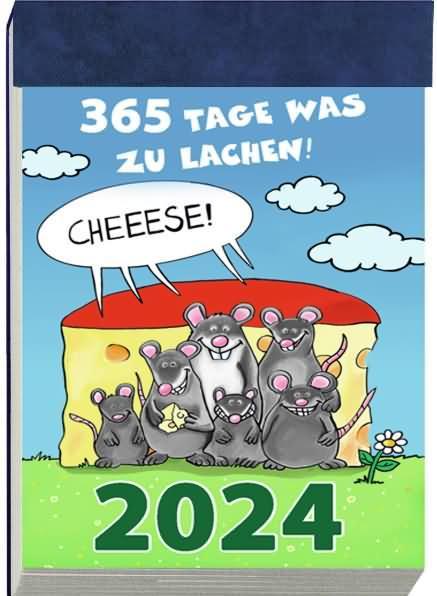 Produktbild Humor-Abreisskalender Gross mit Lasche 2024 15,4x21,9 (Deutsch)