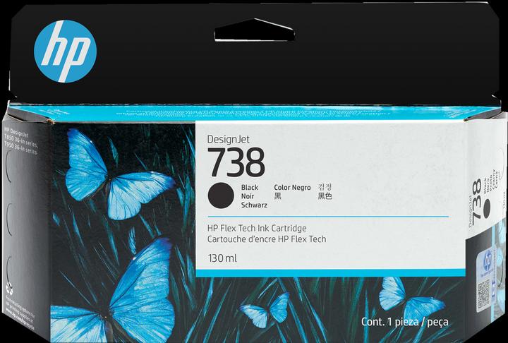 Image du produit HP 738 130-ml Black DesignJet Ink Cartridge (CF)