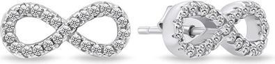Brilio Silver - Popular Silver Earrings Infinity EA608W