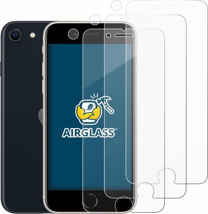 Produktbild BROTECT Schutzglas Schutzfolie Glas Folie Displayschutz klar (6 Stück, Apple iPhone SE (3rd Gen))