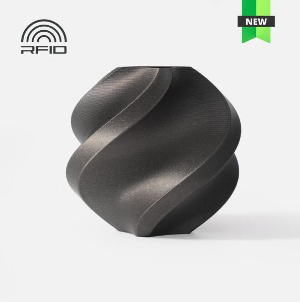 Immagine prodotto Bambu Lab PLA Metal - Grigio ferro metallizzato - 1,75 mm (PLA, 1.75 mm, Grigio)