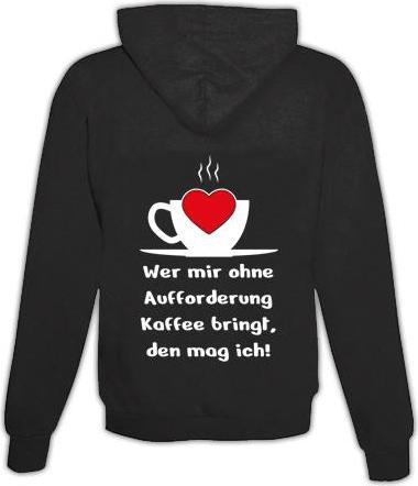 Immagine prodotto Schwesternuhr Felpa con cappuccio Coffee Call Unisex (XL)