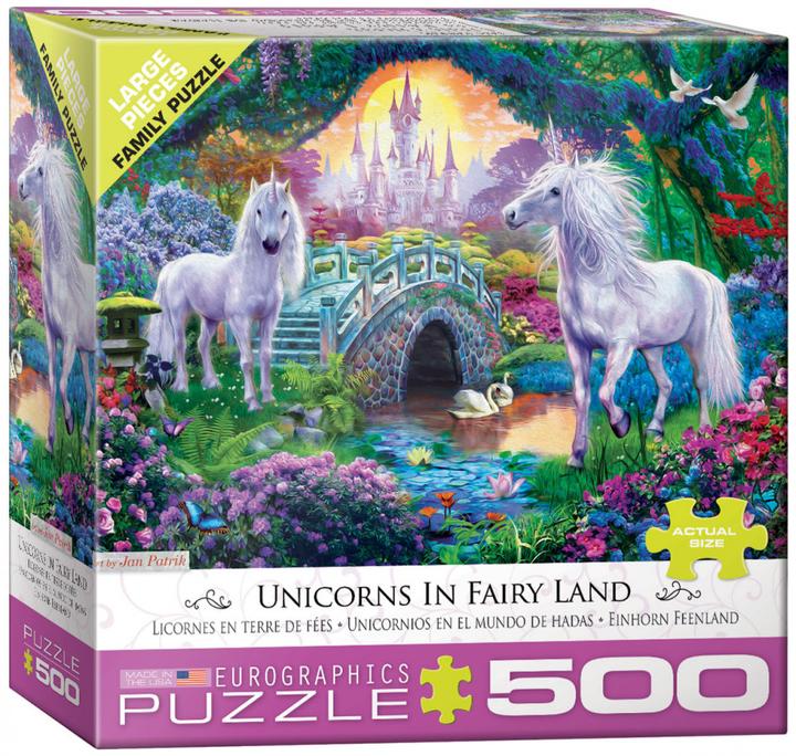Actual product image Eurographics Einhorn Feenland (500 pieces)