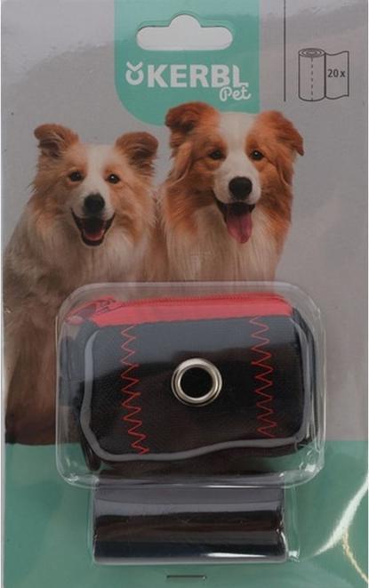 Produktbild Kerbl Tasche für Doodoo Pouch schwarz/rot, 8x5, 5x4cm (One Size, Hund, Hundesport)