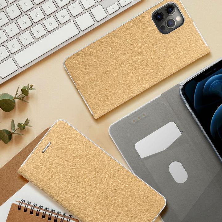 Immagine prodotto OEM Book case LUNA Book Gold for XIAOMI Redmi Note 13 PRO Plus 5G gold (Xiaomi Redmi Note 13 Pro 5G)
