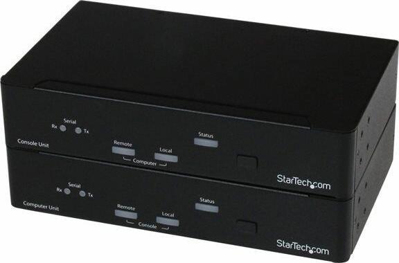 Produktbild StarTech USB DVI KVM Verlängerung mit Seriell und Audio über Fiberoptik Kabel bis 2 KM M/M - KVM Extender...