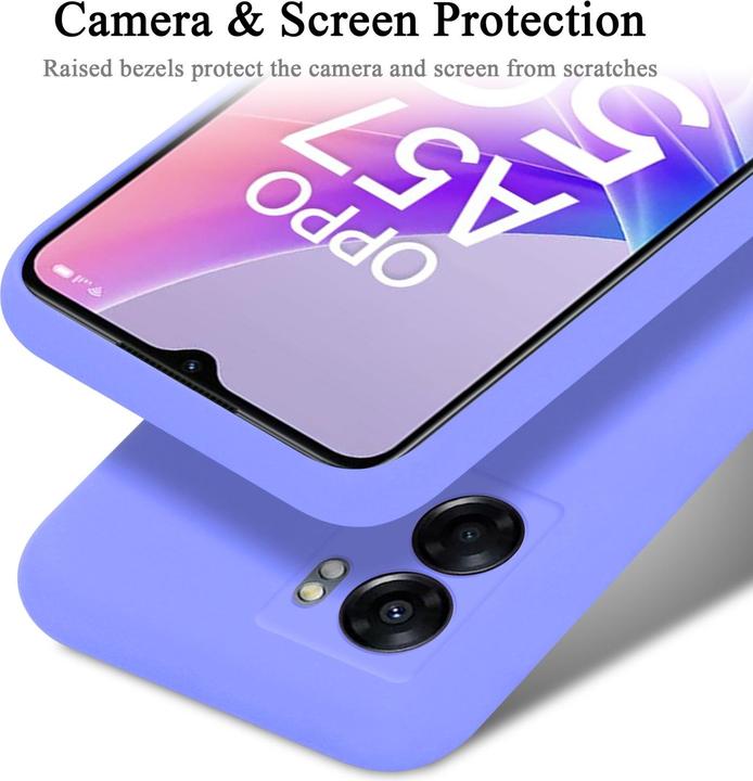 Immagine prodotto Cadorabo Custodia in silicone liquido TPU per Oppo A57 5G / A77 5G / Realme V23 (Realme V23 5G, Oppo A57 5G, Oppo A77 5G)