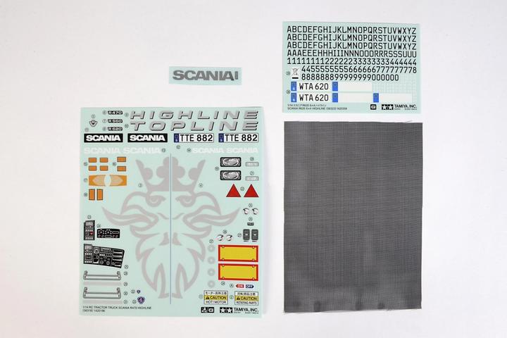 Image du produit Tamiya Décor Camion Scania Metal