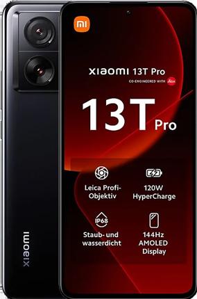 Actual product image Xiaomi 13T Pro (512 GB, Black, 6.67", Dual SIM, 50 Mpx, 5G)