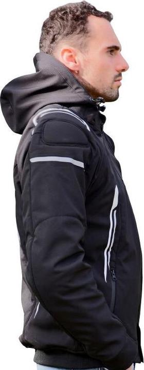 Actual product image ADX motorcyce jacket with removabe hood (with protectors/without back pate) nf en 17092-4 : 2020 approve (Men, L)