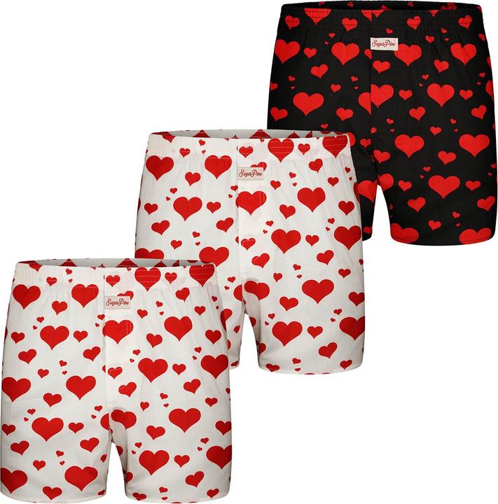 Sugar Pine Boxer Valentinstag (M, 3er Pack)