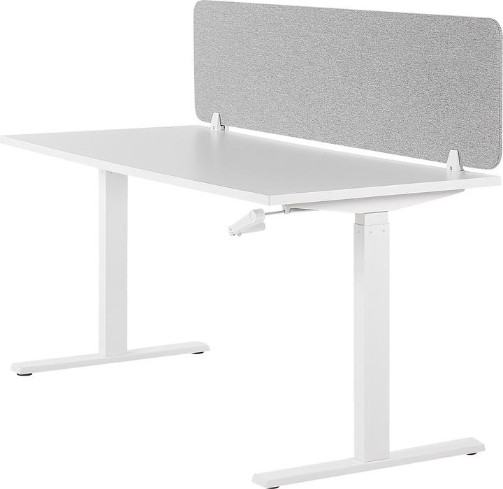 Immagine prodotto Beliani Divisorio per scrivania grigio chiaro 160 x 40 cm WALLY (160 x 40 cm)