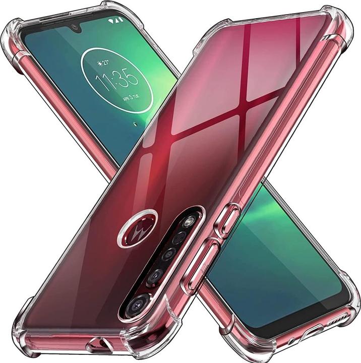 Produktbild Screenguard Motorola Moto G8 Plus Hülle Crystal Soft Airbag Bumper (Motorola Moto G8 Plus)