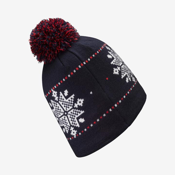 Produktbild Wedze Skimütze Erwachsene - Jacquard weiss/blau (M)