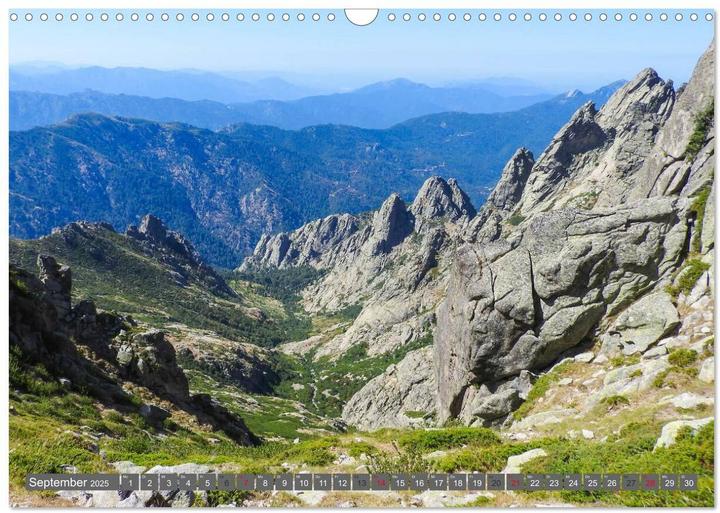 Produktbild Weitwandern auf Korsika GR 20 (Wandkalender 2025 DIN A3 quer), Monatskalender (A3, Deutsch)