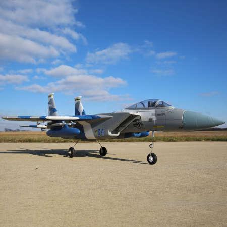 Produktbild E-Flite F-15 Eagle 64mm Elektromotor Jetmodell BNF Basic inkl. AS3X und SAFE (Jet)
