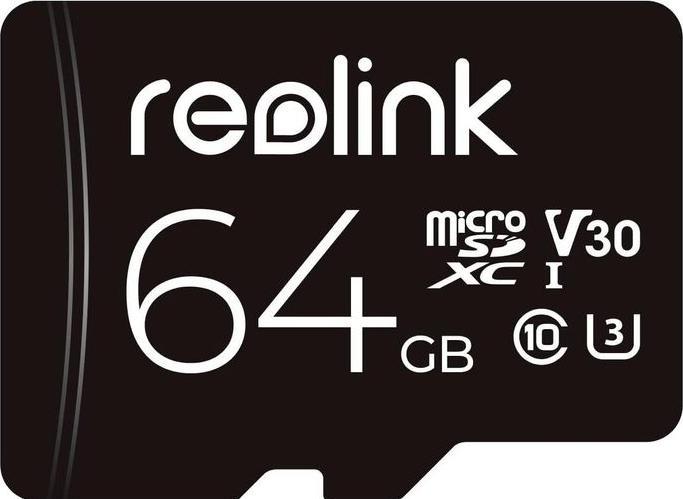 Reolink Zubehör Speicherkarte RL-MicroSD-64GB, 64 GB 1 Stück (64 GB, microSD)