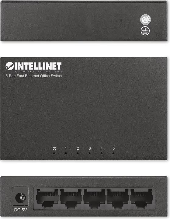 Produktbild Intellinet 5Port Fast Ethernet Office Switch (5 Ports)