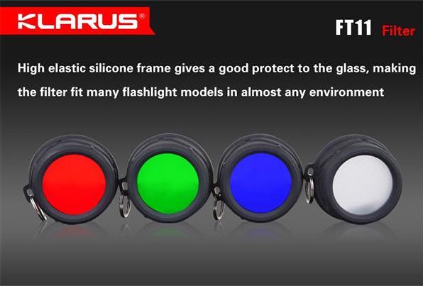 Produktbild Klarus Farbfilter für XT11 & XT 12, weiss