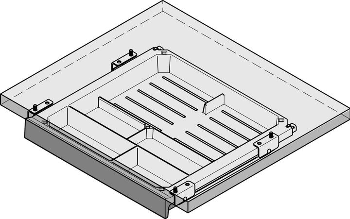 Immagine prodotto Hettich Scrivere shell mat. di 40 mm in allu.
