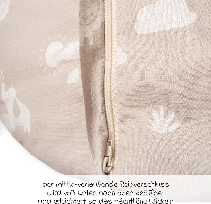 Produktbild Julius Zöllner Baby-Ganzjahresschlafsack Organic Jungle Dream 80 cm (80 cm, 2.5 TOG)