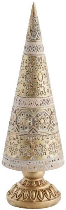 Lene Bjerre Christmas tree Alana 20.5 cm, gold / cream, motif