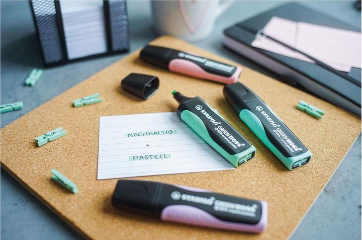 Image du produit STABILO Surligneur GREEN BOSS (Multicolore, 5 mm, 4 x)