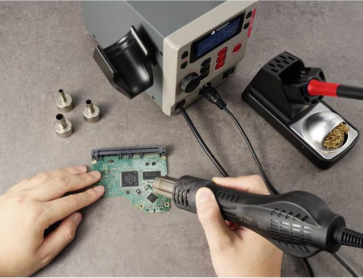 Actual product image Toolcraft RST-280 Soldering station set digital 865W 80 - 500°C incl. soldering tip