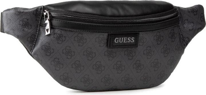 Actual product image Guess Vezzola, Textile Fanny Pack, Belt, Black, For Women