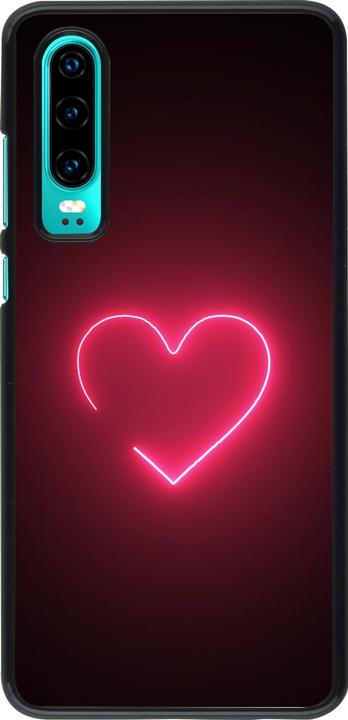Produktbild PhoneLook Hülle Valentine 2023 single neon heart (Huawei P30)